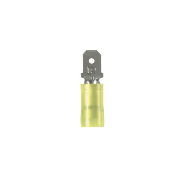 Panduit Male Disconnect, Nyln Brrl Insul, 12 - 10 AWG, DNF10-250M-D, PK 500 DNF10-250M-D - main